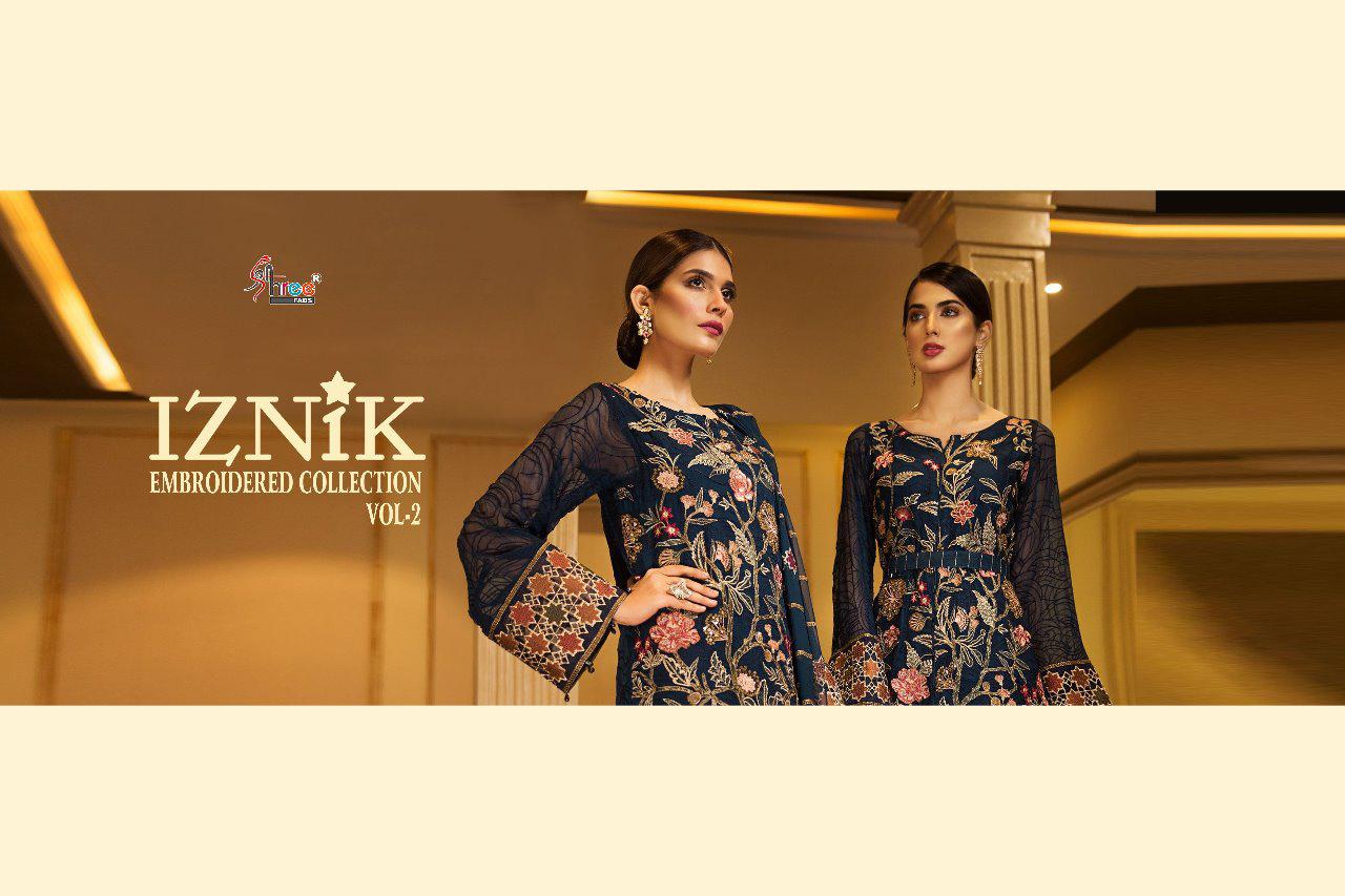 iZNIk Embroidered Collection Vol 2 Fancy Salwar Kameez iZNIk Embroidered Collection Vol 2 Fancy Salwar Kameez